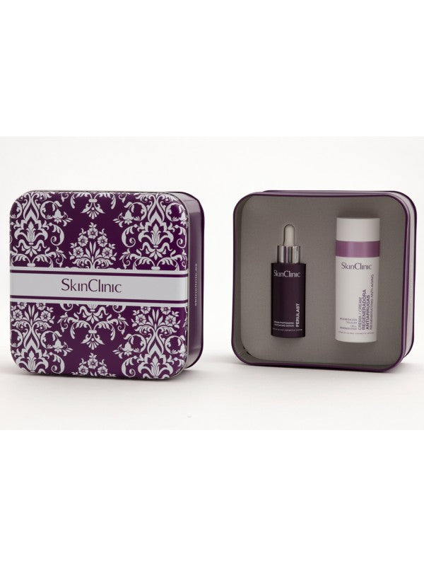 PACK METAL BOX HYDRATION AND NUTRITION FERULAST SERUM 30 ml REGENERATOR CREAM 50 ml