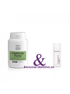 Capilcap Forte + Anti-Haarausfall-Shampoo 30 ml Nahrungsergänzungsmittel auf Basis von Sabal-Extrakt, Aminosäuren, Vitaminen und Mineralstoffen – KAPSELN